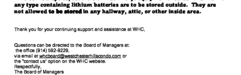 Items with lithium battery notice Nov 2022